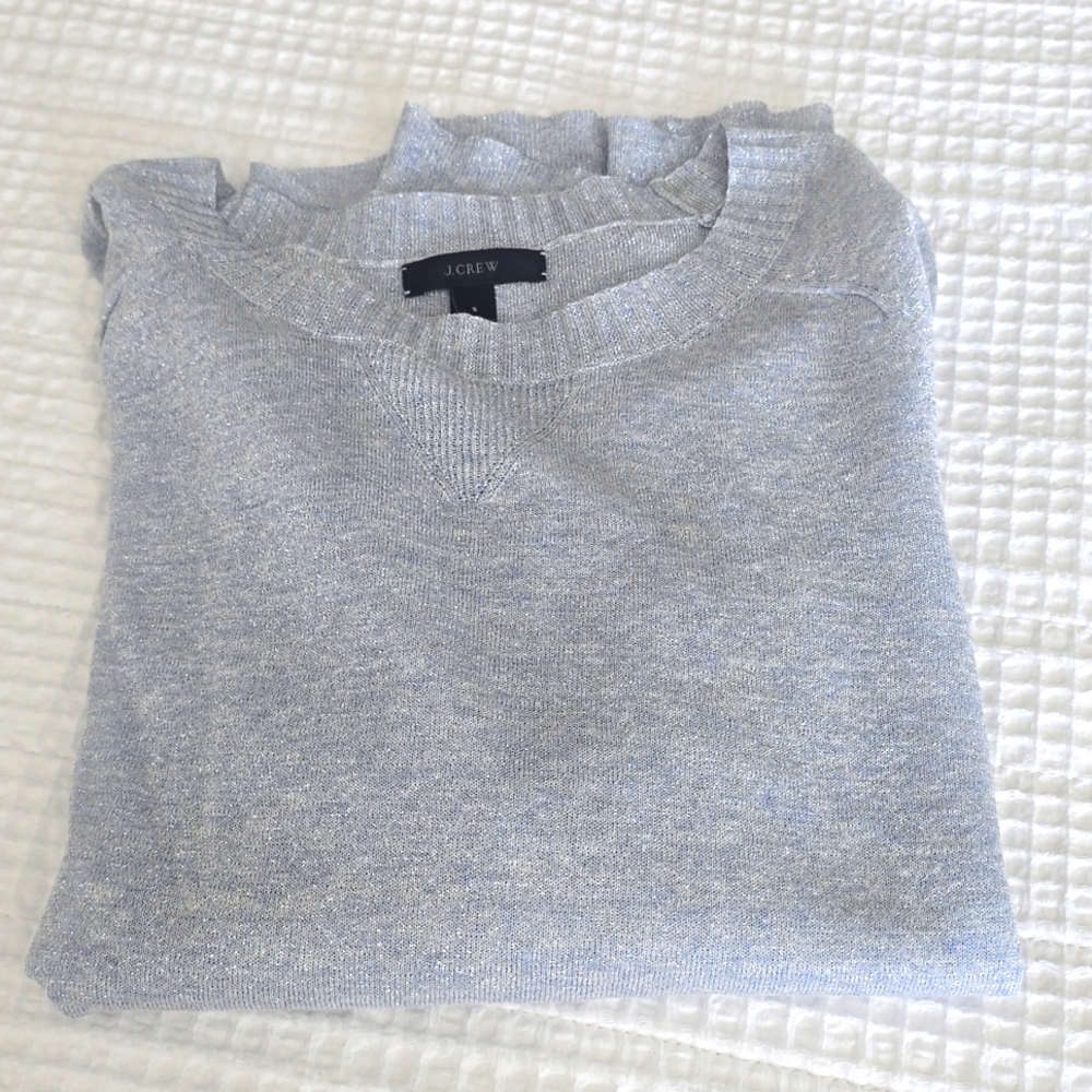 5/22 JCREW METALIC SWEATER